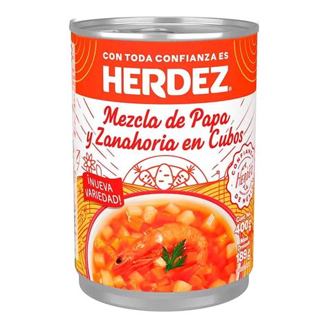 Mezcla De Papa Con Zanahoria Herdez En Cubos 400 G Walmart