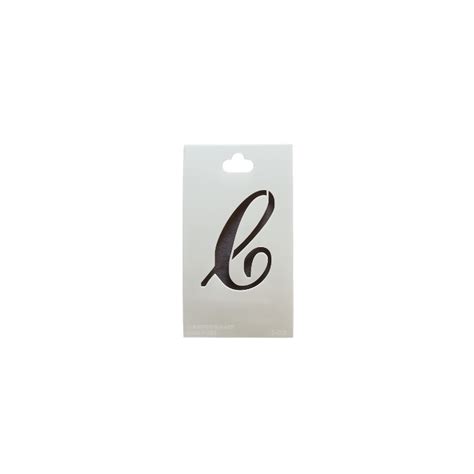 Capital Cursive C Stencil – International Electromatic