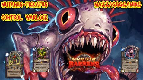 Hearthstone New Strategy Just Delete Your Opponents Deck Mutanus Tickatus Control Warlock