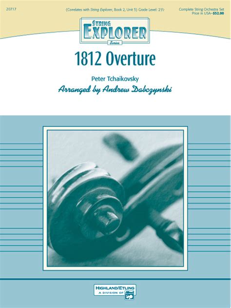 1812 Overture: String Orchestra Conductor Score & Parts: Peter Ilyich ...