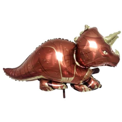 Du Y Balon Foliowy Dinozaur Br Zowy Dino Triceratops Urodziny Inna