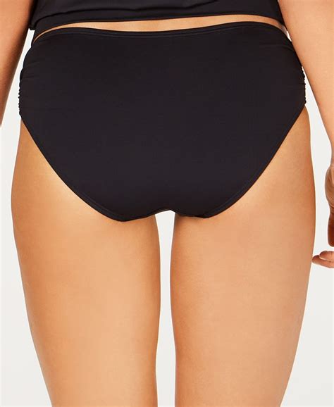 Michael Kors Shirred Bikini Bottoms And Reviews Swimsuits And Cover Ups