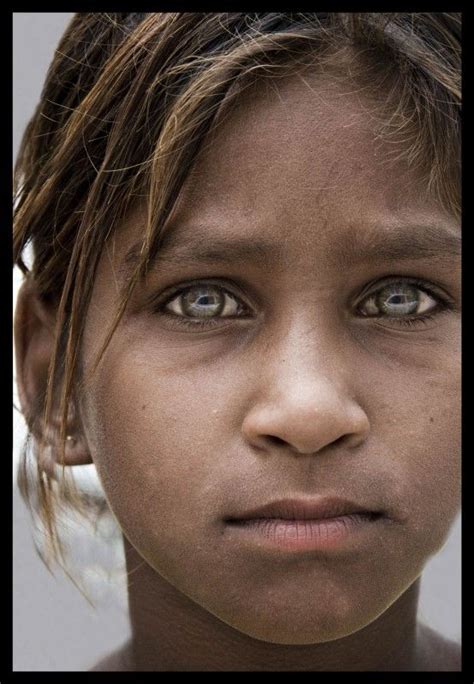 Grey Eye Beauty Rajasthan India Mensen Fotografie Ogen Portret