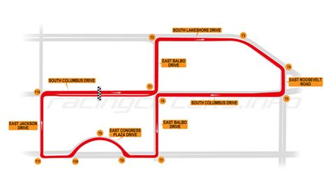 Chicago Street Circuit - RacingCircuits.info