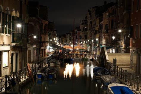 Venice by night editorial image. Image of romantic, beautiful - 127725715