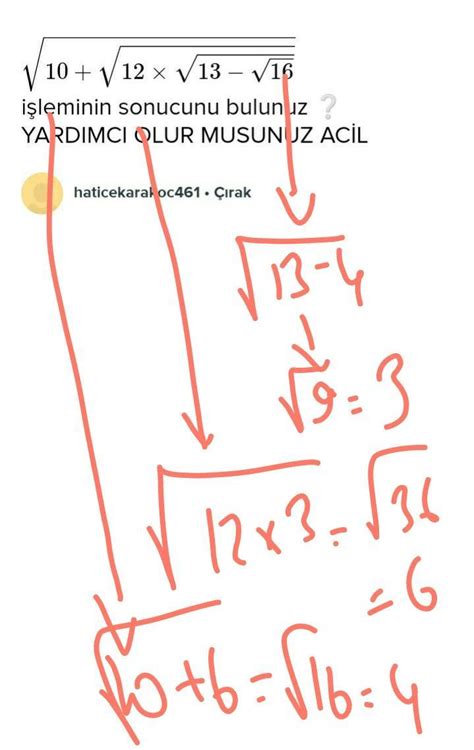 Tex Sqrt 10 Sqrt 12 Times Sqrt 13 Sqrt 16 Tex