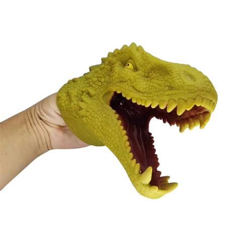 Kit Garras Fantoche Brinquedo Boneco Dinossauro Rex Adijomar