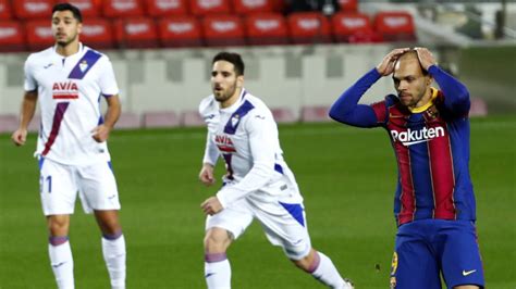 La Liga Lionel Messi Less Barcelona Held At Home By Eibar India Tv