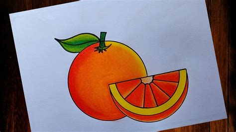 How To Draw Orange🍊easy Steps Easy Orange Drawing 🍊🍊 Orange Fruits