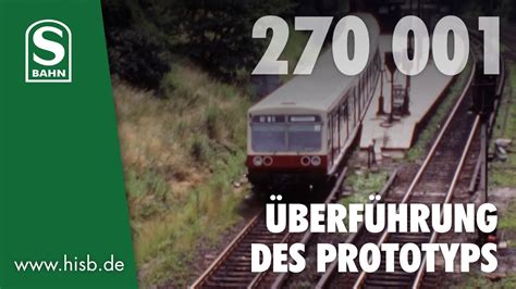 Historische S Bahn Prototyp Berf Hrung Youtube