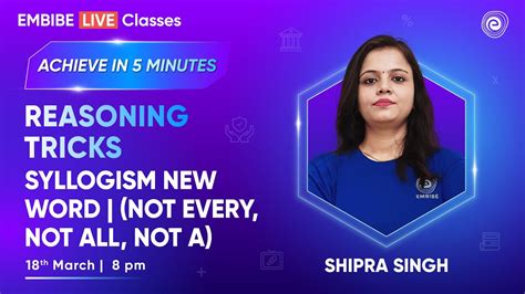 REASONING TRICKS FOR BANKING EXAMS 2024 SYLLOGISM NEW WORD SHIPRA