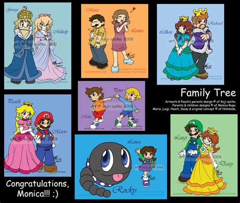 Mario: Family Tree by saiiko on DeviantArt