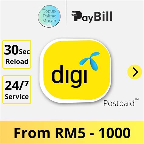 Automatic Bill Payment For Digi Postpaid Instant Bill Flexi Amount