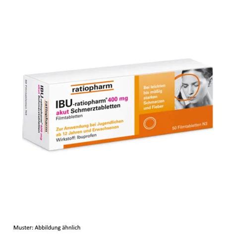 Ibu Ratiopharm Mg Akut Schmerztabletten L Wen Apotheke