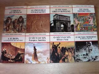 História Ilustrada do Mundo 8 volumes Completo Bibliofeira