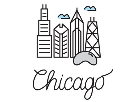 Image Result For Chicago Bean Illustration Graphic Design Blog