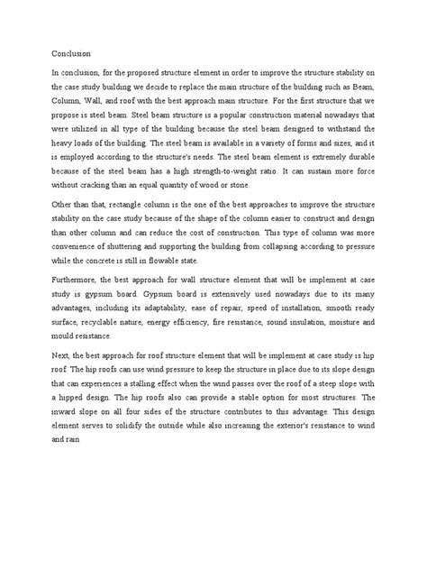 conclusion structure