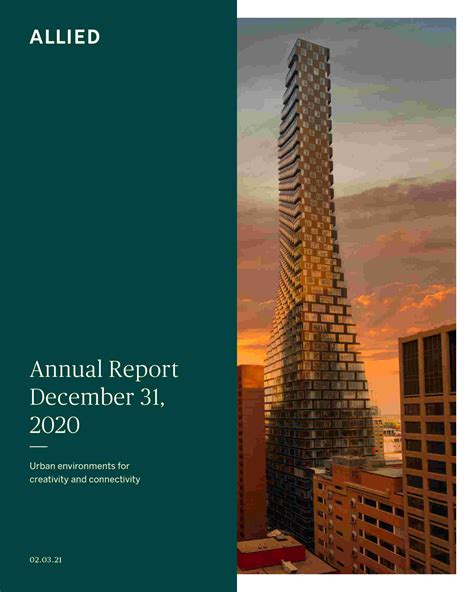 Financial Reports 2020 | Allied REIT