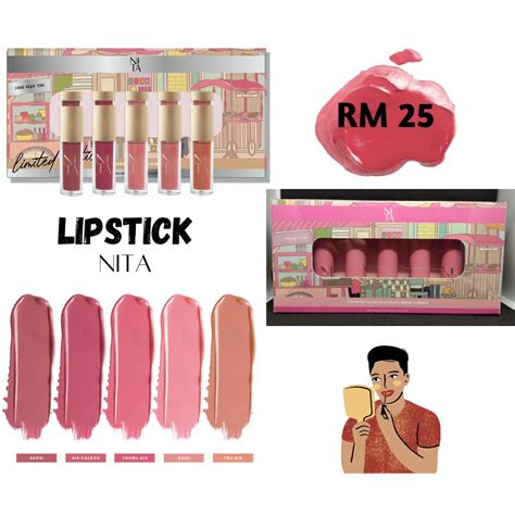 Nita Cosmetics Mini Bullet Matte Lipsticks Limited Edition Balik