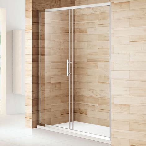 ELEGANT 1100mm Sliding Shower Cubicle Enclosure Door Modern Bathroom