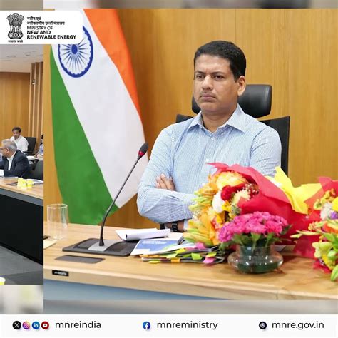 today shri santosh kumar sarangi secretary mnre chaired  monthly