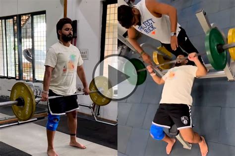 Watch Rishabh Pants Power Packed Gym Session Video Shows Strong