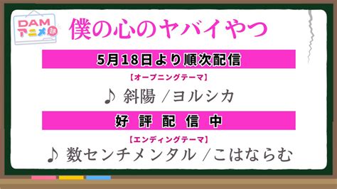 僕の心のヤバイやつTVアニメ公式毎週土曜 深夜1時30分好評放送中 on Twitter RT dam anison TV