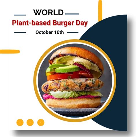 Copy Of Plant Based Burger Day Postermywall