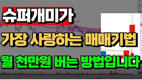 슈퍼개미가 가장 사랑하는 매매기법 월 천만원 버는 방법입니다 Youtube