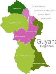 4 Natural Regions Of Guyana Map Showing The Drawing