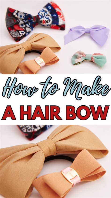 How To Make Hair Bows With Fabric