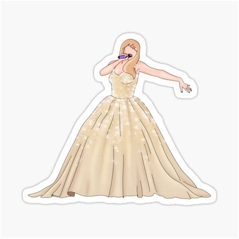 Taylor Swift Eras Tour Speak Now Sticker For Sale By Mkiewis Redbubble