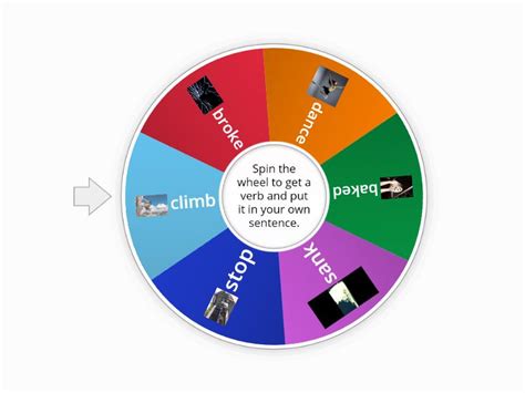 Verb Wheel Spin The Wheel