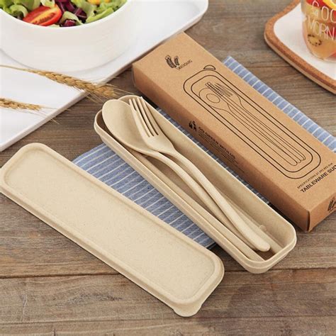 Jual Sendok Garpu Sumpit In Travel Cutlery Set Alat Makan Set Korea