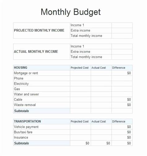 50 Monthly Expense Sheet Excel Template | Ufreeonline Template