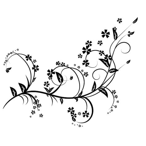 Premium Vector Vintage Floral Ornament Hand Drawn Decorative Element