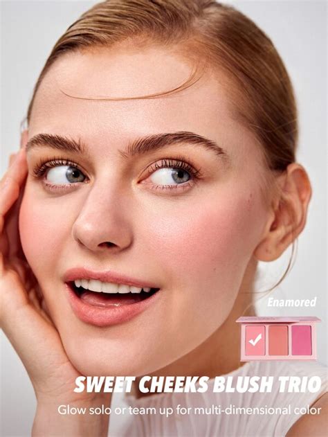 Sheglam Sweet Cheeks Blush Trio Enamored Shein