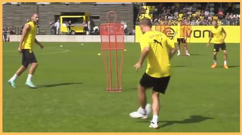 Borussia Dortmund Great Passing Drill With Ball Control Youtube