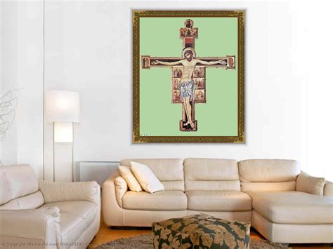 Art Reproductions Crucifix By Coppo Di Marcovaldo 1225 1276 Italy