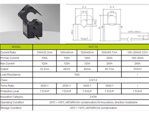 KCT Series Split Core Current Transformer Meter Socket Electric