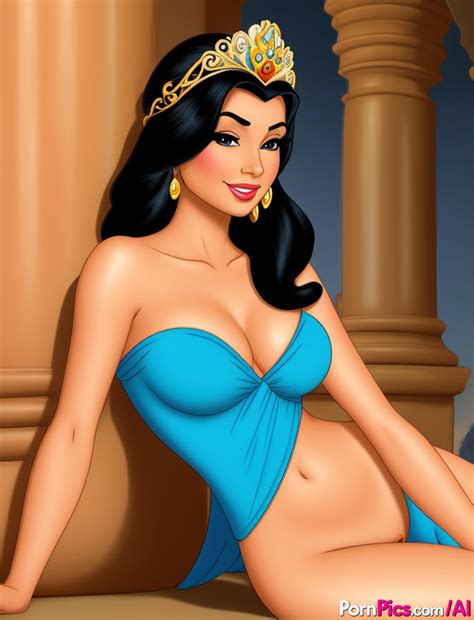 Gorgeous Hentai Babe Princess Jasmine Shows Her Stunning Naked Curves