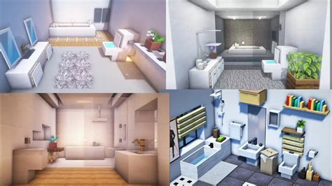 10 New Minecraft Bathroom Ideas | GDH