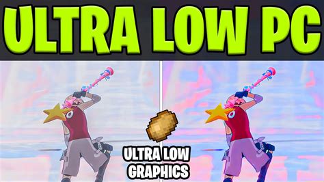 How To Get Ultra Low Graphics In Fortnite Max Fps Delay In Intel