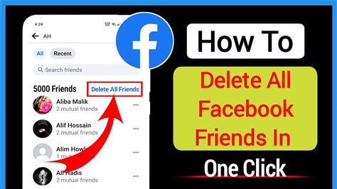 How To Delete All Facebook Friends In One Click 2023 Delete All