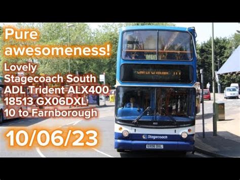 KICKDOWN GALORE Beastly Stagecoach South ADL Trident ALX400 18513