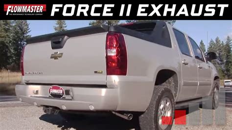 2007 2008 Suburban Avalanche Yukon XL Force II Cat Back Exhaust