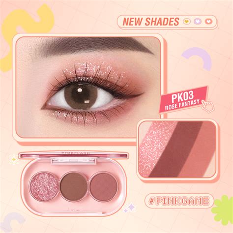 Jual PINKFLASH 3 Pan Eyeshadow Palette Shopee Indonesia