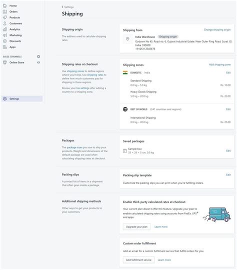 How To Configure Shipping Settings For A Shopify Store Biztips