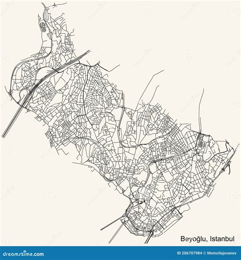 Esenyurt Turkey City Map In Retro Style In Golden Color Outline Map