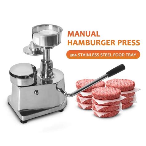 Manual Hamburger Burger Press Meat Stuffing Press Machine Mm